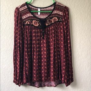 Patterned blouse
